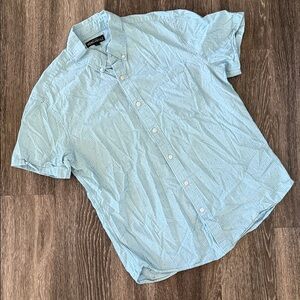 J. Crew Men's Light Blue Striped Button-Down Shirt
